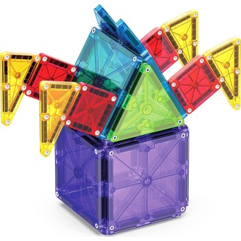 magna tiles Magna-tiles combo 46 τεμάχια – μαγνητικά πλακίδια stem κλασσικά & micromags 244046COM 850025176453