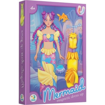 Just toys Δημιουργικά Παιχνίδια and Δραστηριότητες - Δημιουργικά Μαγνητικά Παιχνίδια | Mermaid – Magnetic Dress-up με 30+ Μαγνήτ