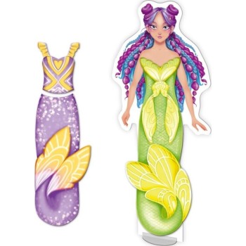 Just toys Δημιουργικά Παιχνίδια and Δραστηριότητες - Δημιουργικά Μαγνητικά Παιχνίδια | Mermaid – Magnetic Dress-up με 30+ Μαγνήτ