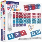 magna tiles Magna-tiles micromags learn numbers 56 τεμάχια – μαγνητικά πλακίδια stem 254055LN 850025176620
