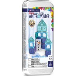 magna tiles Magna-tiles micromags winter wonder travel set 26 τεμάχια 254026WW 850025176644