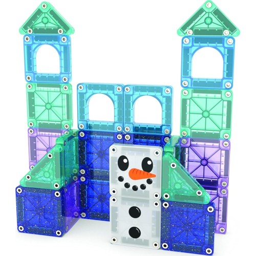 magna tiles Magna-tiles Micromags Winter Wonder Travel Set 26-piece Magnetic Constructi 254026WW 850025176644