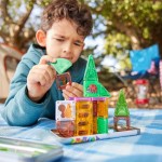 magna tiles Magna-tiles Micromags 24-piece Spring Treehouse Travel Set, The Original Ma 264024TH 850025176668