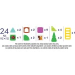magna tiles Magna-tiles Micromags 24-piece Spring Treehouse Travel Set, The Original Ma 264024TH 850025176668