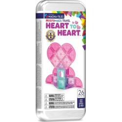 magna tiles Magna-tiles micromags heart to heart travel set 26 τεμάχια 264026HH 850025176682
