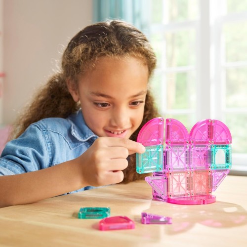 magna tiles Magna-tiles Micromags 26-piece Heart to Heart Travel Set, The Original Magn 264026HH 850025176682