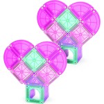 magna tiles Magna-tiles Micromags 26-piece Heart to Heart Travel Set, The Original Magn 264026HH 850025176682
