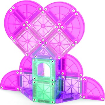 magna tiles Magna-tiles Micromags 26-piece Heart to Heart Travel Set, The Original Magn 264026HH 850025176682