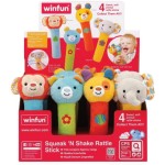 Winfun Squeak 'N Shake Μαλακή Κουδουνίστρα Με Ήχο  403311 5204275033113