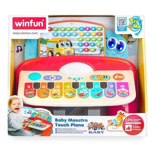 Winfun Baby Toy Piano With Music, Light & Sounds (12+ Months) 403291 5204275032918