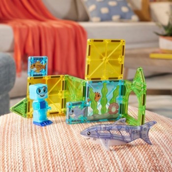 magna tiles Magna-tiles shark dive 13 τεμάχια – μαγνητικά πλακίδια stem με καρχαρία 262013SD 850025176798