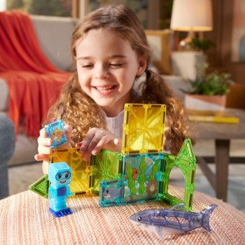 magna tiles Magna-tiles shark dive 13 τεμάχια – μαγνητικά πλακίδια stem με καρχαρία 262013SD 850025176798