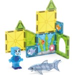magna tiles Magna-tiles shark dive 13 τεμάχια – μαγνητικά πλακίδια stem με καρχαρία 262013SD 850025176798