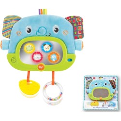 MG TOYS Day 'N Night Elephant Pal Soft Plush Toy (0+ Months) 403152 5204275031522