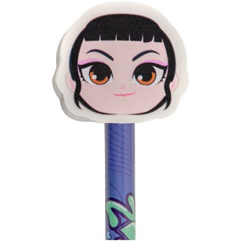 Cinereplicas kpop demon hunters K-Pop Demon Hunters - Zoey Pencil And Eraser Μολύβι Με Γόμα CR5457 4895205624986