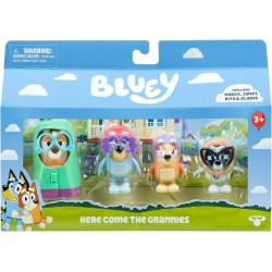 Giochi Preziosi Bluey: Here Come The Grannies Figure 4-Pack With Accessories BLYB5000 630996189177