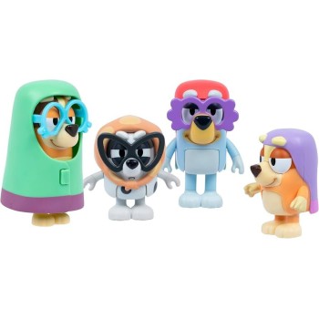 Giochi Preziosi Bluey: Here Come The Grannies Figure 4-Pack With Accessories BLYB5000 630996189177