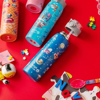 nava Hot Stainless Steel Bottle "We Care", Be Brave 500ml 10-110-015 5205746014839