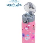 nava Hot Stainless Steel Bottle "We Care", Pinky Girly 500ml 10-110-014 5205746014808