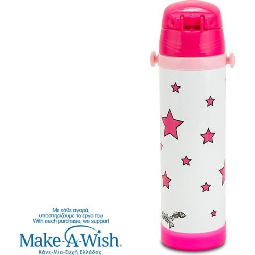 nava Pagouri Thermos Stainless Steel "We Care", Kitty 500ml 10-001-021 5205746013641