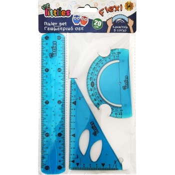 Diakakis imports Γεωμετρικό Σετ Flexi 3 Τμχ. The Littlies 2 χρώματα 000646829 5205698518317