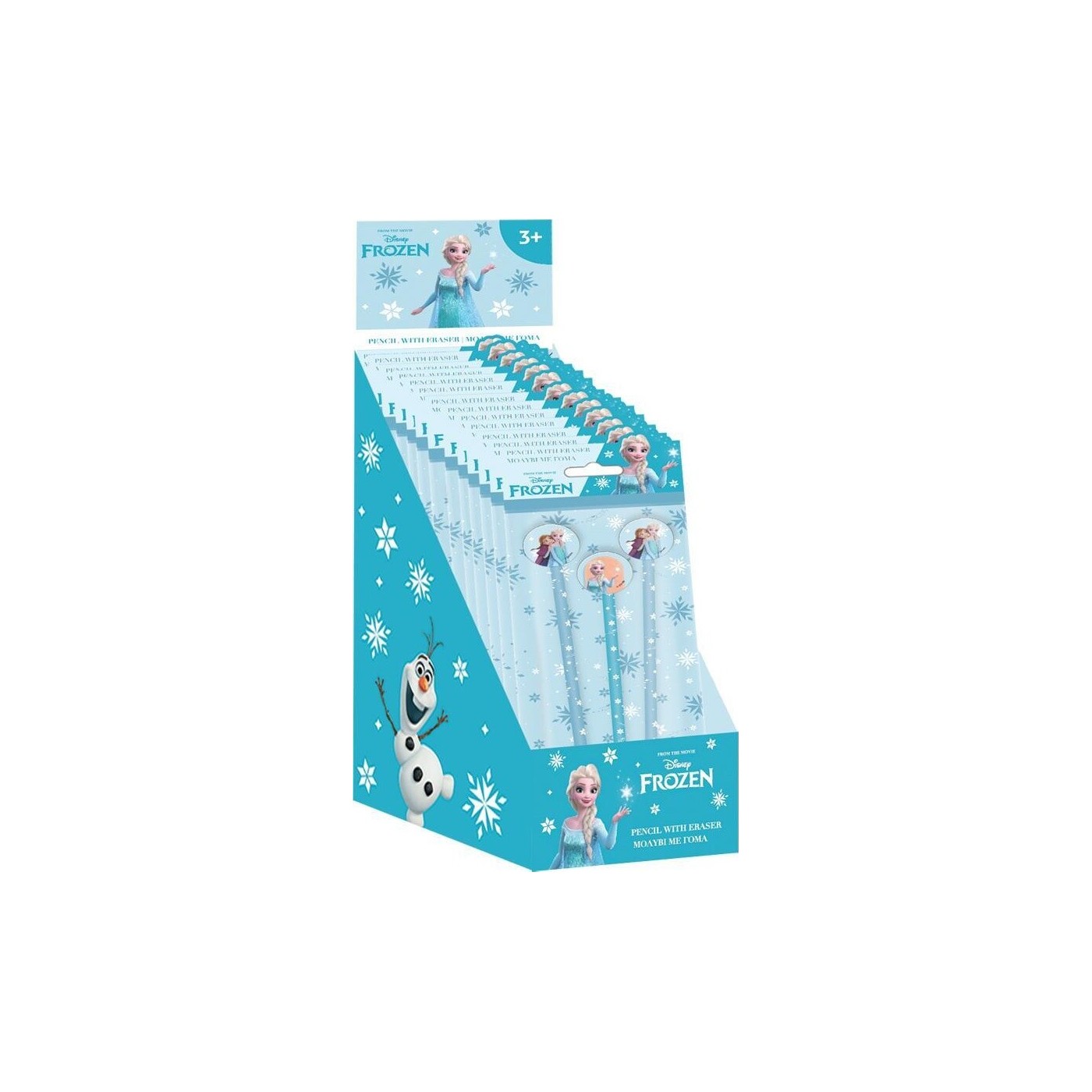 Diakakis imports μολυβι Με γομα topper 3σχδ σε blister frozen