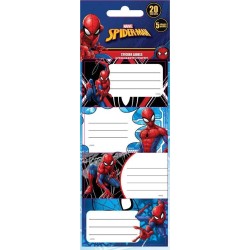 Diakakis imports Sticker Labels Spiderman 20pcs 5sheets 000508439 5205698699832