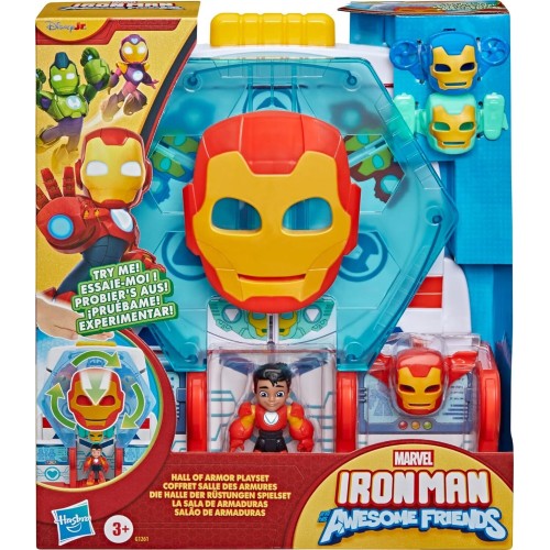 Hasbro Marvel Avengers Disney Jr. Series Marvels Iron Man And His Awesome Friends Hall Of Armour P G1261 5010996406699
