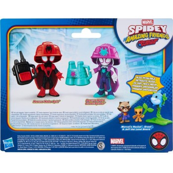 Hasbro Marvel Spidey and his Amazing Friends Rescue-webs Marvels Rocket, Groot, an G1991 / G3044 5010996407009