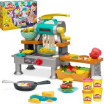 Hasbro Play-doh Super Sizzlin Kitchen Playset, Realistic Cooking Toy Sounds, 25+ P G2309 5010996359537