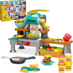 Hasbro Play-doh Super Sizzlin Kitchen Playset, Realistic Cooking Toy Sounds, 25+ P G2309 5010996359537