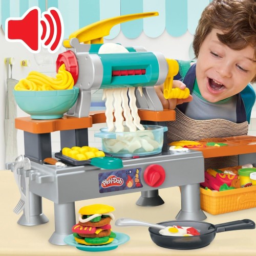 Hasbro Play-doh Super Sizzlin Kitchen Playset, Realistic Cooking Toy Sounds, 25+ P G2309 5010996359537