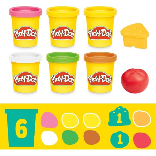 Hasbro Play-doh Super Sizzlin Kitchen Playset, Realistic Cooking Toy Sounds, 25+ P G2309 5010996359537