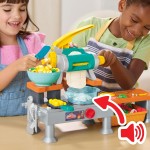 Hasbro Play-doh Super Sizzlin Kitchen Playset, Realistic Cooking Toy Sounds, 25+ P G2309 5010996359537