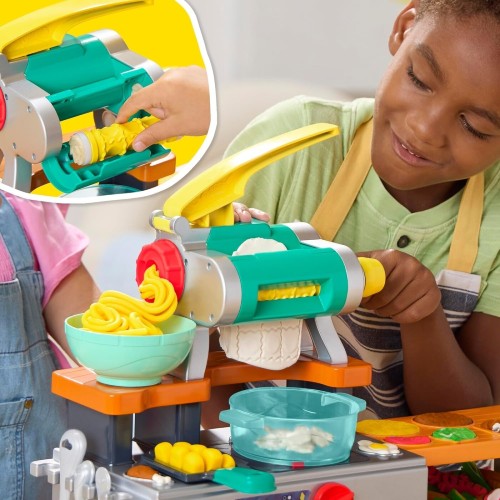 Hasbro Play-doh Super Sizzlin Kitchen Playset, Realistic Cooking Toy Sounds, 25+ P G2309 5010996359537