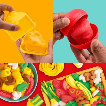Hasbro Play-doh Super Sizzlin Kitchen Playset, Realistic Cooking Toy Sounds, 25+ P G2309 5010996359537