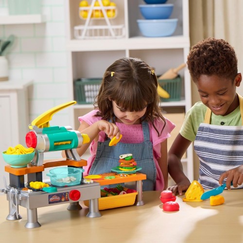 Hasbro Play-doh Super Sizzlin Kitchen Playset, Realistic Cooking Toy Sounds, 25+ P G2309 5010996359537