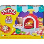 Hasbro Play-doh Stamp and Spin Pizza Playset, 8 Accessories and 5 Colours, Kids Pl G2921 5010996392633