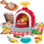 Hasbro Play-doh Stamp and Spin Pizza Playset, 8 Accessories and 5 Colours, Kids Pl G2921 5010996392633