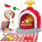 Hasbro Play-doh Stamp and Spin Pizza Playset, 8 Accessories and 5 Colours, Kids Pl G2921 5010996392633