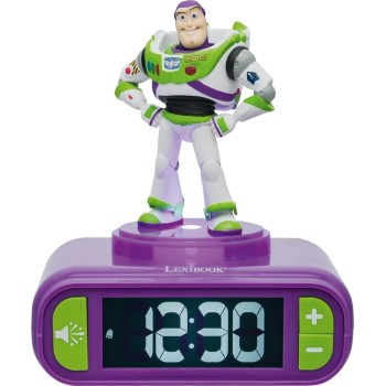 Lexibook, Buzz Lightyear Nightlight Alarm Clock, Rl800ts | Sounds and Melod 25.RL800TS 3380743119649