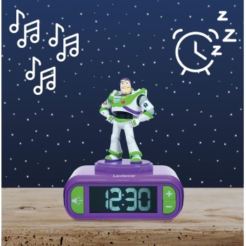 Lexibook, Buzz Lightyear Nightlight Alarm Clock, Rl800ts | Sounds and Melod 25.RL800TS 3380743119649