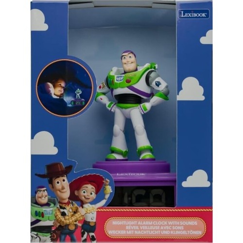 Lexibook, Buzz Lightyear Nightlight Alarm Clock, Rl800ts | Sounds and Melod 25.RL800TS 3380743119649