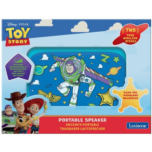 Lexibook Bluetooth Speaker Toy Story Turquoise 25.BT018TS 3380743119670