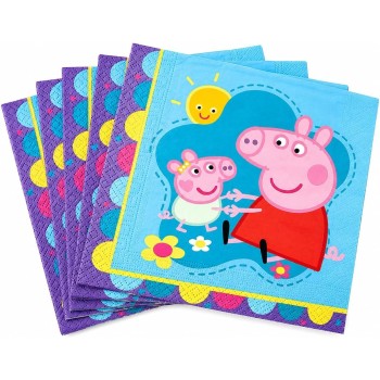 PROCOS Χαρτοπετσέτες πέππα γουρουνάκι & baby evie 20 τεμ 098420 5201184984208