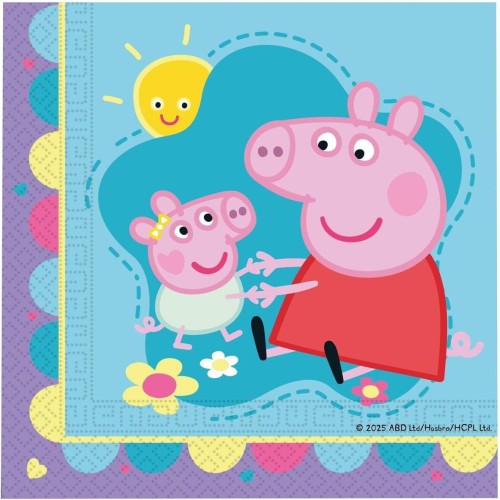 PROCOS Χαρτοπετσέτες πέππα γουρουνάκι & baby evie 20 τεμ 098420 5201184984208