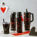 nava Θερμός Tumbler Ανοξείδωτο με Πλαστικό Καλαμάκι "We Care", Love 900ml 10-016-245 5205746016741