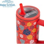 nava Θερμός Tumbler Ανοξείδωτο με Πλαστικό Καλαμάκι "We Care", Aloha 900ml 10-016-164 5205746016567
