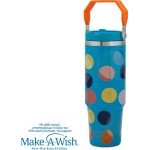 nava Θερμός Tumbler Ανοξείδωτο με Καλαμάκι "We Care", Color Dots 900ml 10-016-264 5205746016260