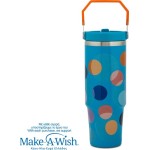 nava Θερμός Tumbler Ανοξείδωτο με Καλαμάκι "We Care", Color Dots 900ml 10-016-264 5205746016260